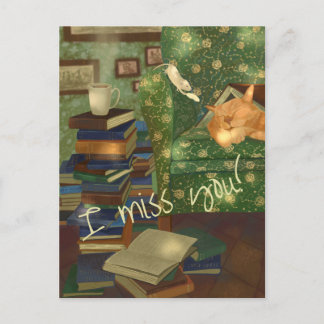 Anpassade för katt och mus vykort