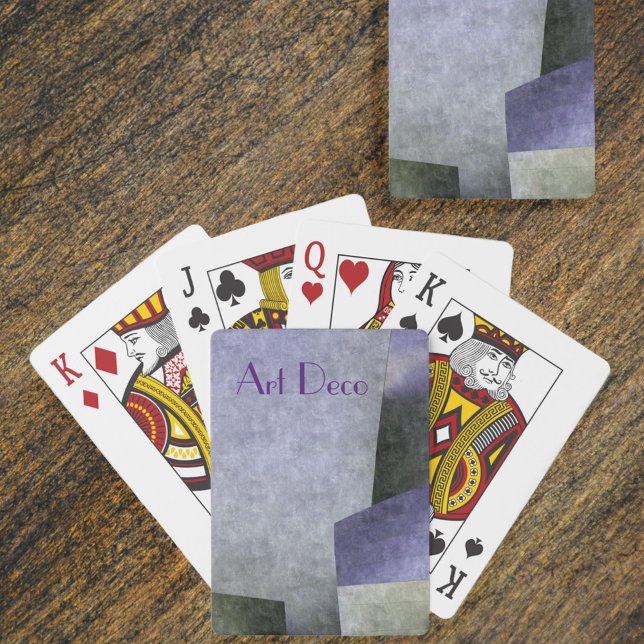 Anpassade för Lila och Grönt av Abstrakt Casinokort (Skapare uppladdad)
