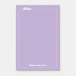 Anpassade för minimal Lila av elegant Post-it Block