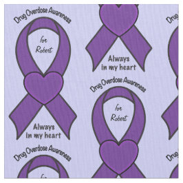 Anpassade för namn för drogöverdosmedvetenhet tyg