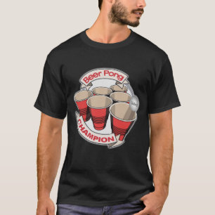 Anpassade för ölPong mästare T-shirt