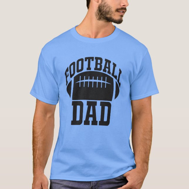 Anpassade för t-shirt med fotboll i pappa (Framsida)