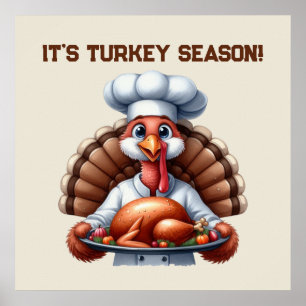 Anpassade för Thanksgiving av vintersäsong för Cut Poster