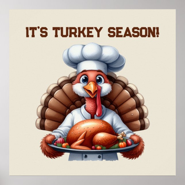 Anpassade för Thanksgiving av vintersäsong för Cut Poster (Framsidan)