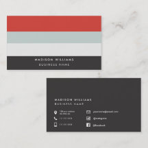 Anpassade Företags Kort Minimalistisk Stilfull