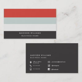 Anpassade Företags Kort Minimalistisk Stilfull