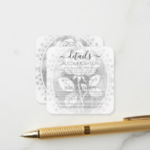 Anpassade Förfallna Vintage Rose Cameo Bröllopsdet