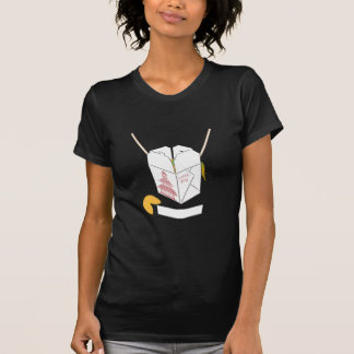 Anpassade Fortune Cookie w/Chinese Takeout Box Tee