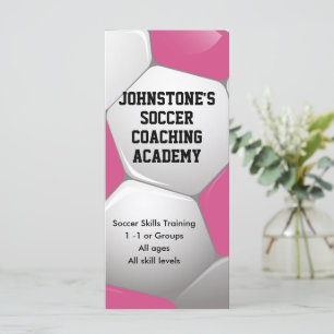 Anpassade Fotboll Fotboll Rosa och vit