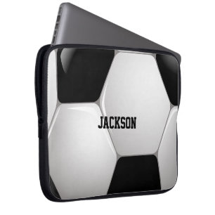 Anpassade Fotboll - fotbolls fotboll Laptop Sleeve