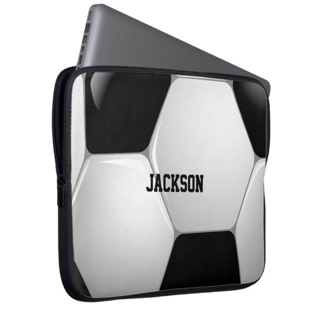 Anpassade Fotboll - fotbolls fotboll Laptop Sleeve (Framsidan Höger)