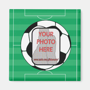 Anpassade fotboll magnet
