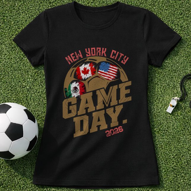 Anpassade fotbollscityflaggor & Namn slitna matchd T Shirt (Skapare uppladdad)