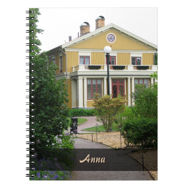 Anpassade Foto med valfritt Namn Anteckningsbok Med Spiral (Framsidan)