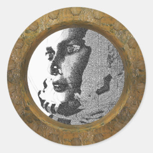 anpassade fotodekal ram runt klistermärke