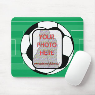 Anpassade fotofotboll Mousepads Musmatta