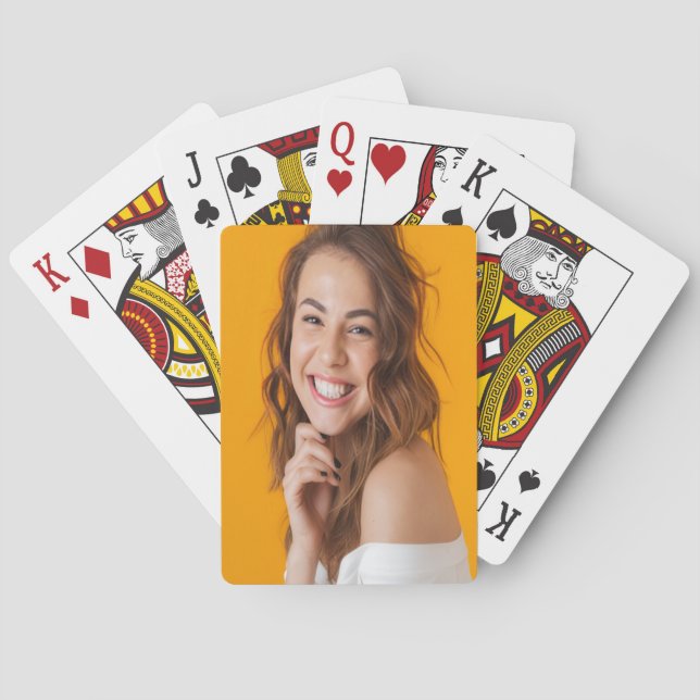 Anpassade fotopoker spelkort (Baksidan)