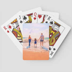 Anpassade fotospelkort Personligt gåva Casinokort