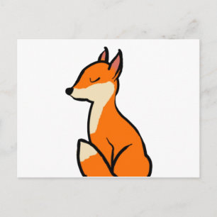 Anpassade Fox Vykort