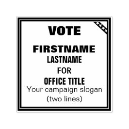 Anpassade frimärke för kampanj självfärgande stämpel