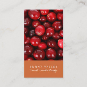 Anpassade Fruit Closeup Retail Wholesale Visitkort