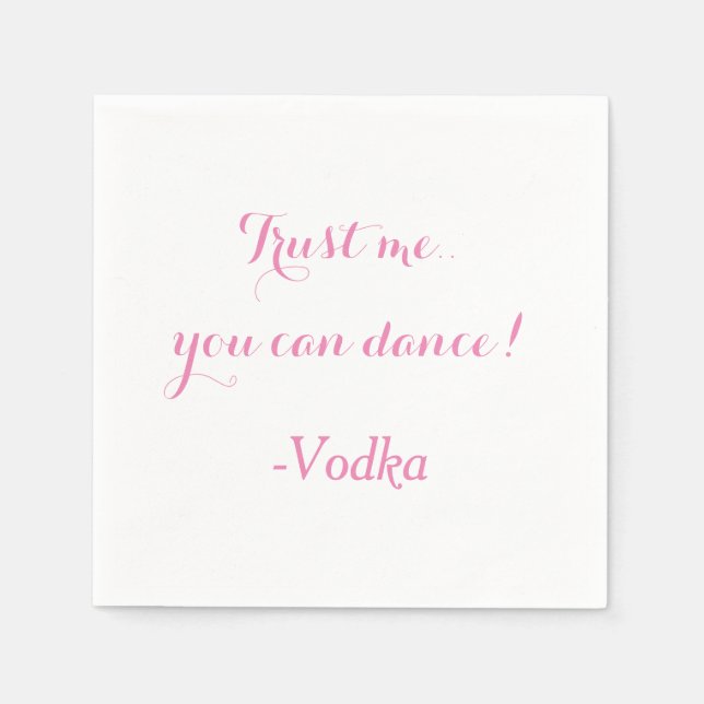 Anpassade-Funny Bröllop Napkin Pappersservett (Framsidan)