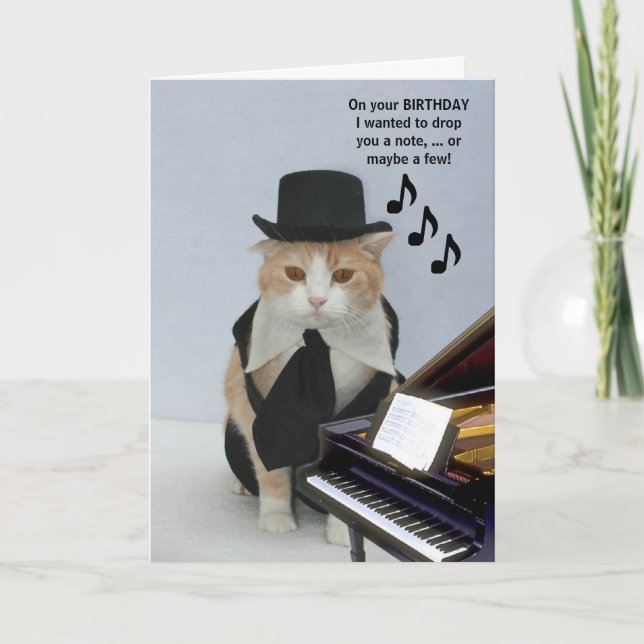 Anpassade Funny Cat Kort (Framsida)