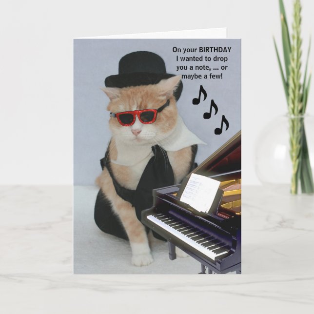 Anpassade Funny Cat Kort (Framsida)