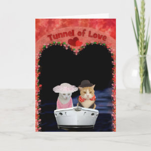 Anpassade Funny Cats Helgkort