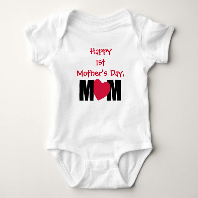 Anpassade Funny Mors dag Baby Creeper T-shirt (Framsida)