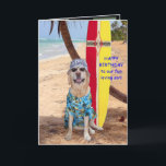 Anpassade Funny Son Birthday Kort<br><div class="desc">På framsidan: "GRATTIS PÅ FÖDELSEDAGEN till vår roligt älskande son!"  Insida: ".. från dem som betalar notan."  Inuti finns konservativ Moses & Myrtie.  Du kan anpassa texten,  typsnitt,  storleka och färg i typsnitt.  Både strandbakgrunden och underurbbakgrunden inuti är tack vare PublicDomainPictures.net.</div>
