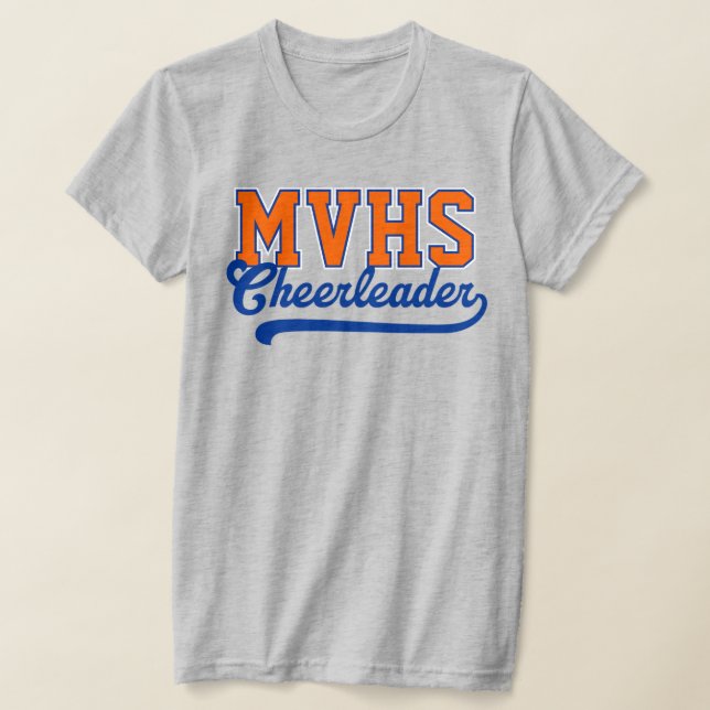 Anpassade fyrbokstavsinitiater för high school-che t shirt (Laydown)