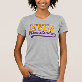 Anpassade fyrbokstavsinitiater för high school-che t shirt