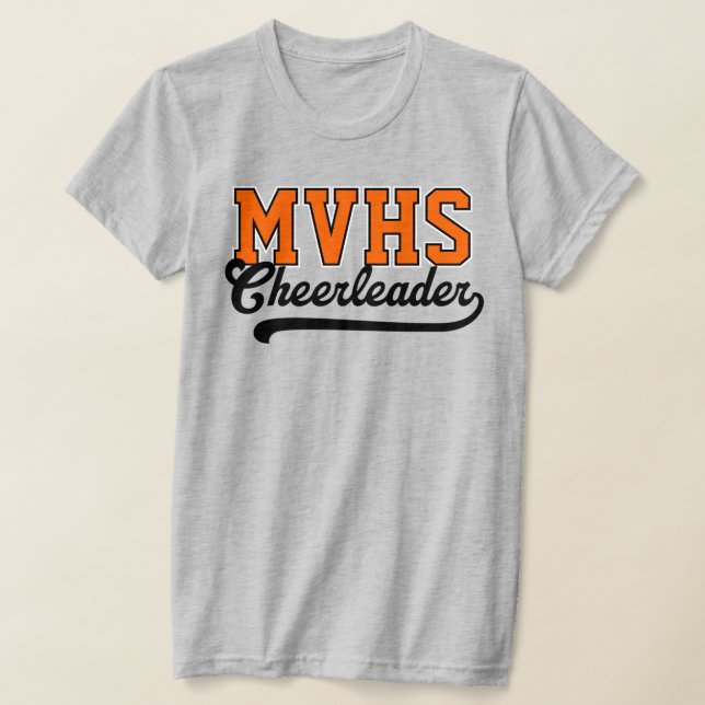 Anpassade fyrbokstavsinitiater för high school-che t shirt (Laydown)