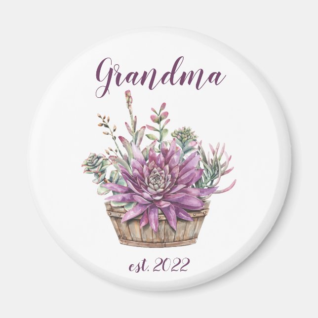 ANPASSADE - Gammumma-datum - första gången Gammumm Magnet (Framsidan)