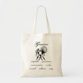 Anpassade Gemini-egenskaper av grekisk-stil Zodiac Tygkasse