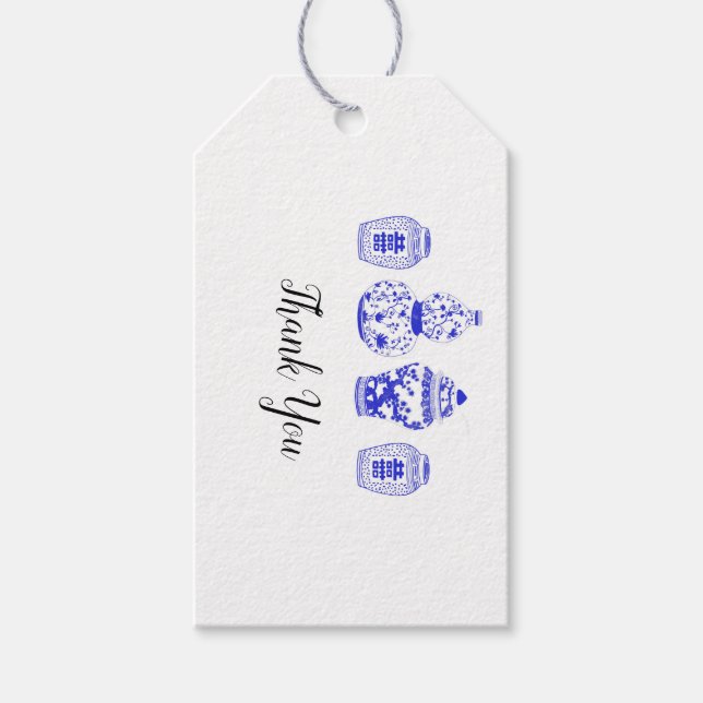 Anpassade Ginger Burk Southern Gift Märkres Presentetikett (Framsidan)