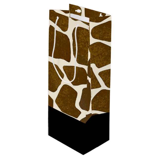 Anpassade Giraffe Print Gift-ruta (Framsidan Vinklad)