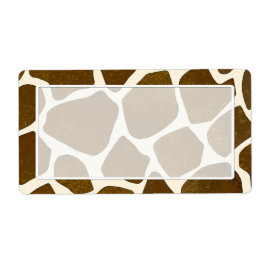 Anpassade Giraffe Skriv ut leveransetiketter Fraktsedel