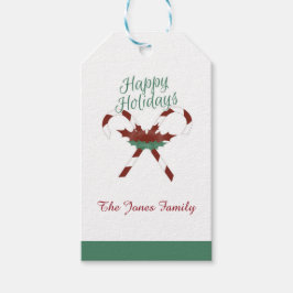 Anpassade Glad helg Gift Märkre-etikett Presentetikett