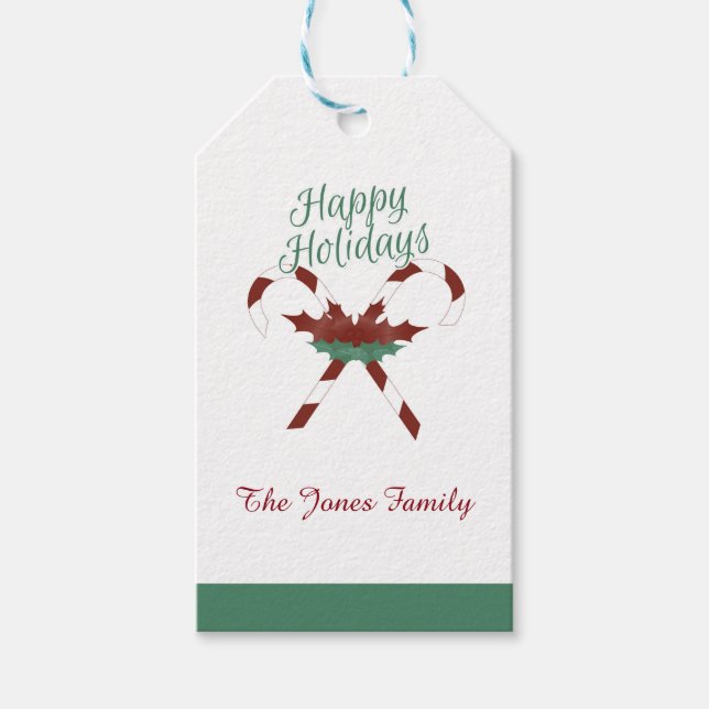 Anpassade Glad helg Gift Märkre-etikett Presentetikett (Framsidan)