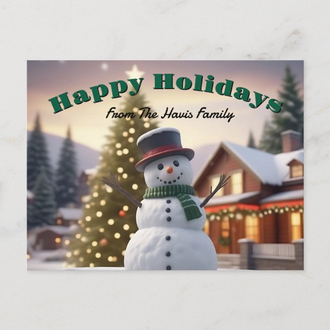 ANPASSADE Glad helg-vykort Helg Vykort (Framsida)