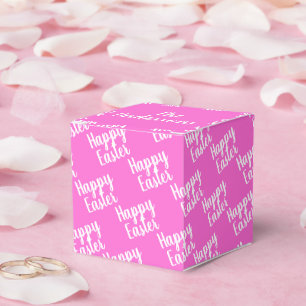 Anpassade Glad påsk Rosa Presentaskar