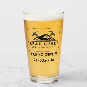 Anpassade Glass Kopp - Lägg till Logotyp/händelsem