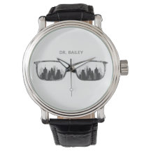 Anpassade Glass och Cityscape Watch