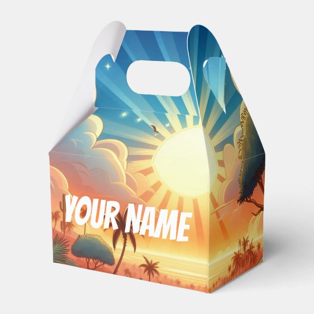 Anpassade Glorious Morgon Presentaskar (Baksidan Sidan)