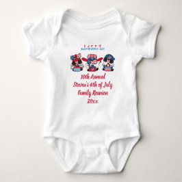 Anpassade Gnome 4 juli familjeåterförening T Shirt
