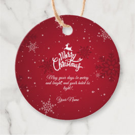 Anpassade God jul Gift-Märkre Gåvor Etiketter