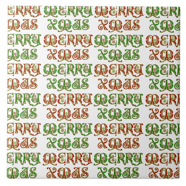 Anpassade God jul Kakelplatta (Framsidan)