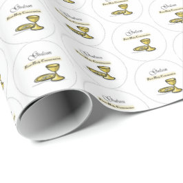 Anpassade, Godson First Communion Chalice Presentpapper